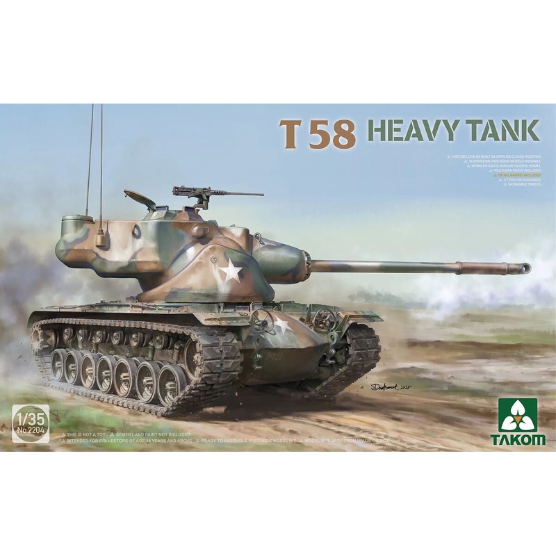 Takom – 1/35 T 58 Heavy Tank
