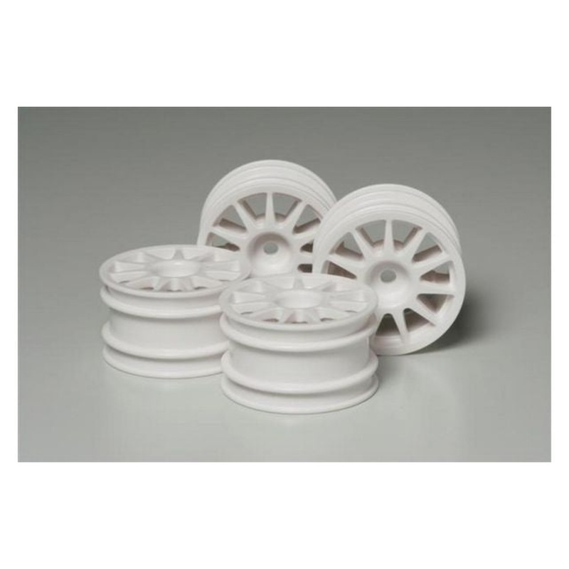 Tamiya – M-Chassis 11-Spoke White Wheels for Swift (4)