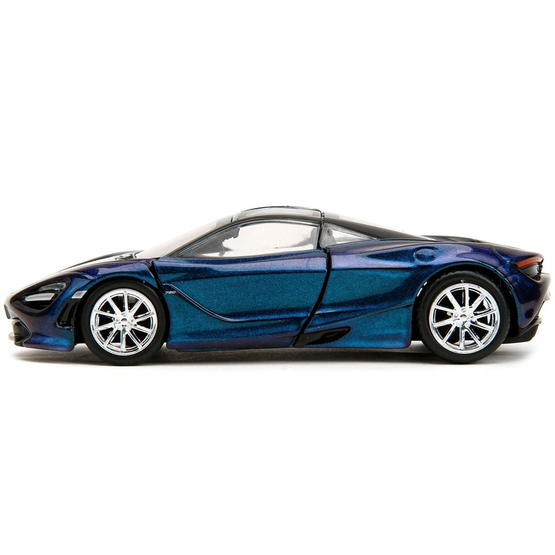 McLaren 720S Blue Metallic with Black Top “Pink Slips” Series 1/32 Diecast Model Car by Jada