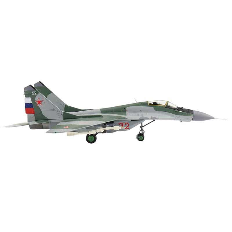 Mikoyan MIG-29A Fulcrum Fighter Aircraft “906th FR USSAR Force” Russian Air Force (1997) “Air Power Series” 1/72 Diecast Model by Hobby Master