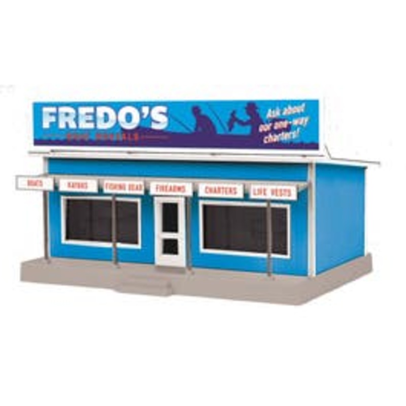 MTH 30-90629  O Road Side Stand – Fredos Boat Rental Built up