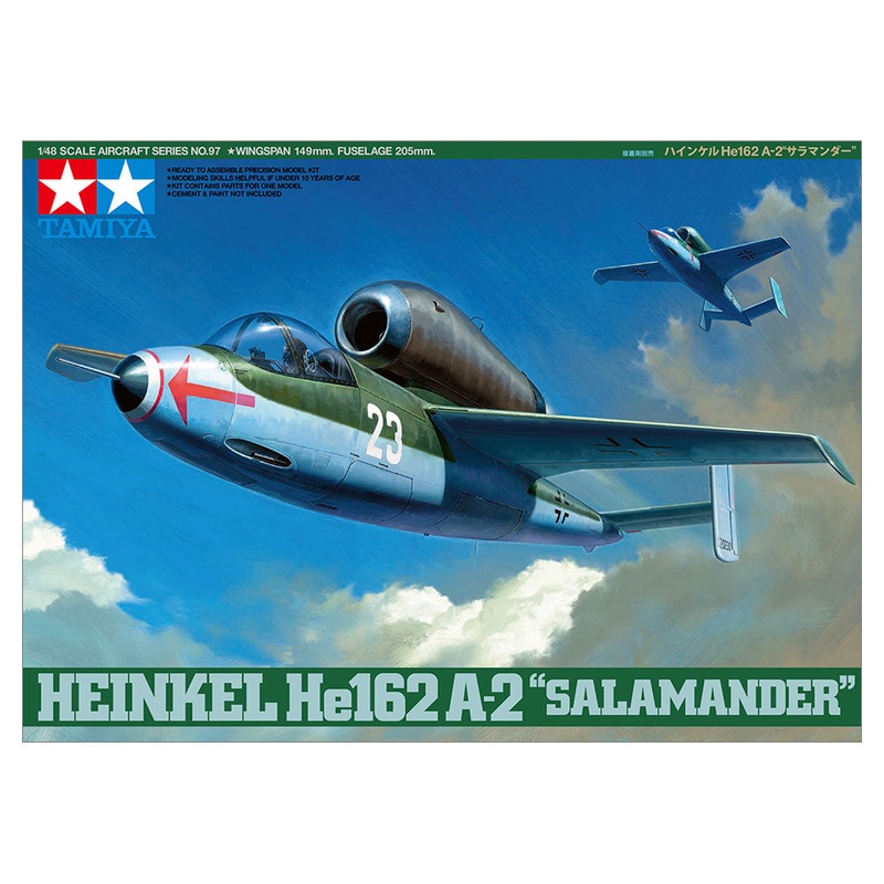 Tamiya – 1/48 Heinkel He162 A-2 Salamander
