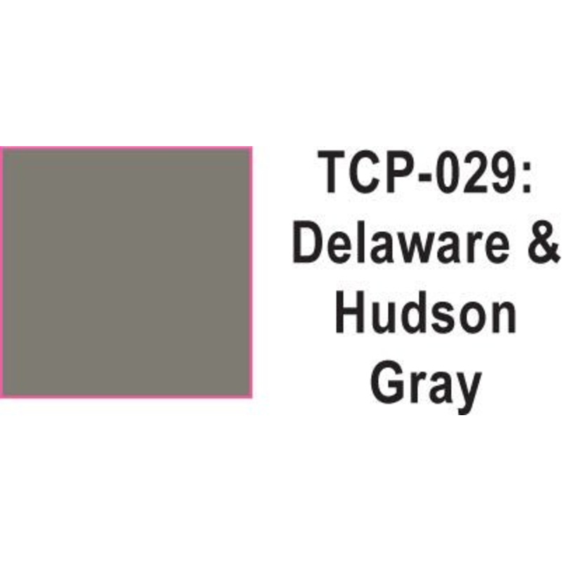 Tru Color TCP-29 Delaware and Hudson Gray Paint 1 ounce
