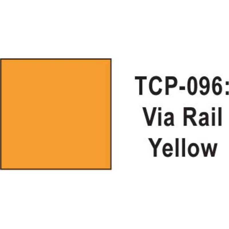Tru Color TCP-96 VIA Rail Yellow Paint 1 ounce