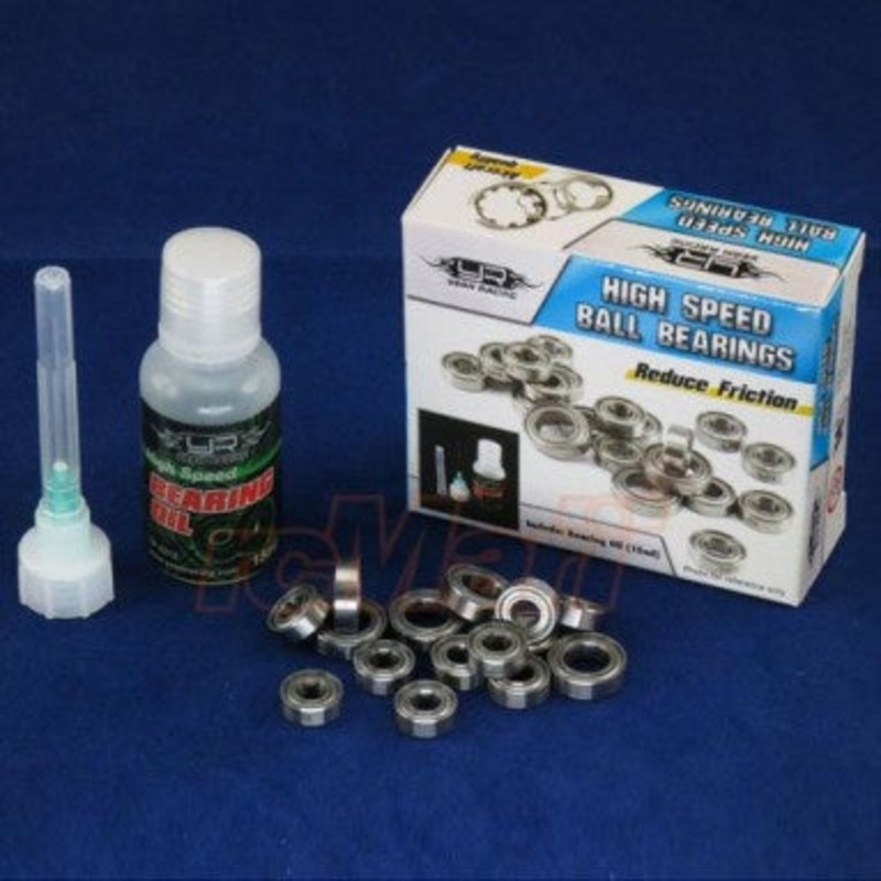 Yeah Racing – Ball Bearing Set for Tamiya TT02B (w/ Oil)