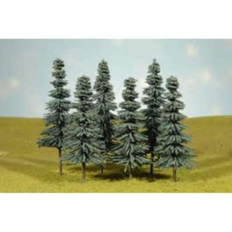 Bachmann 32012 HO 5″ – 6″ Blue Spruce Trees