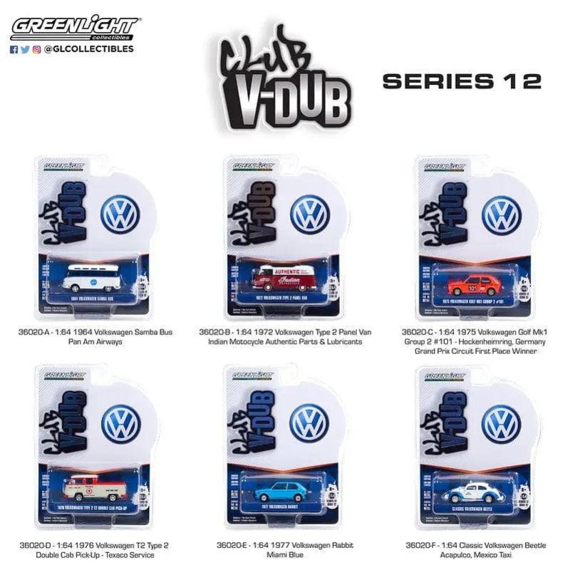 Greenlight – 1:64 Scale Club Vee-Dub Series 12 (CASE)