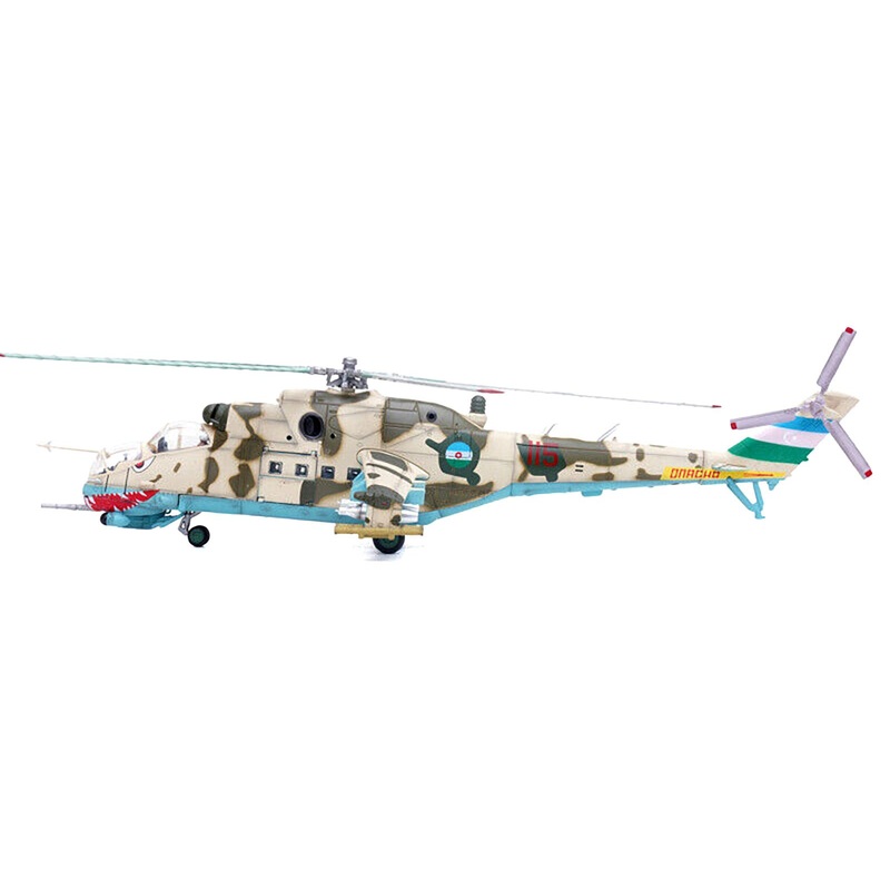 Mil Mi-24V Hind Attack Helicopter “#115 Baku Azerbaijan” (2000) Azerbaijani Air Force 1/72 Diecast Model by Panzerkampf
