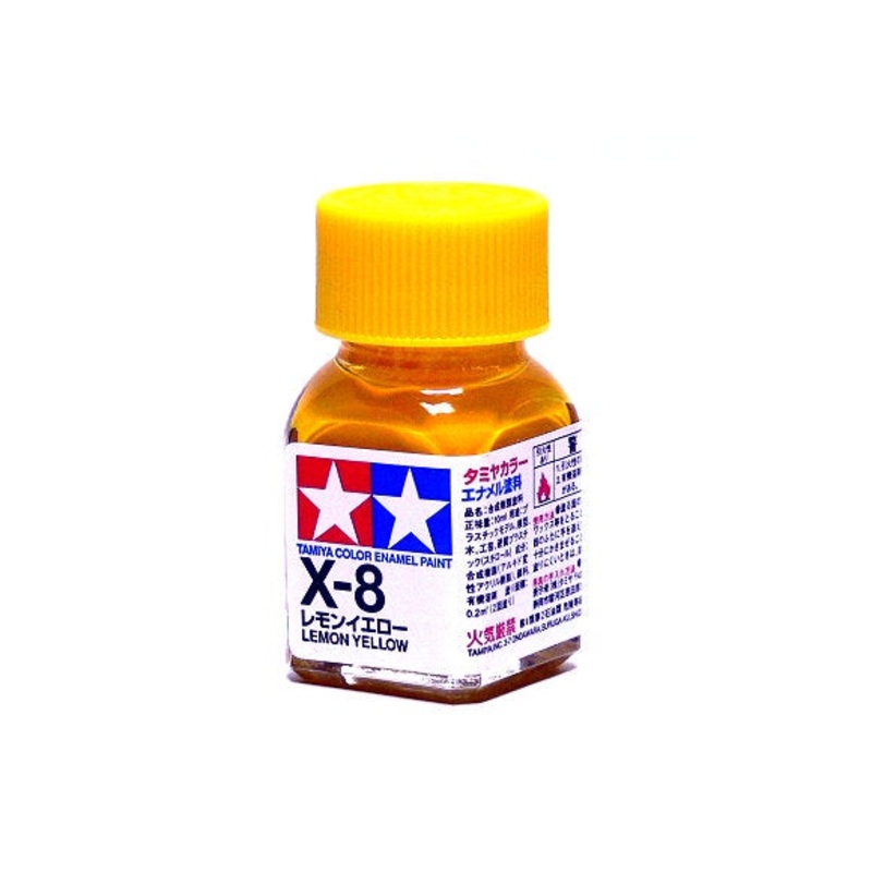 Tamiya – X-8 Lemon Yellow Enamel (10ml)