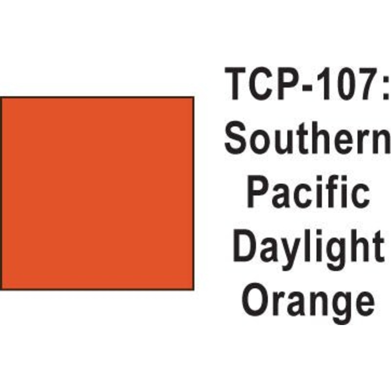 Tru Color TCP-107 Southern Pacific Daylight Orange Paint 1 ounce