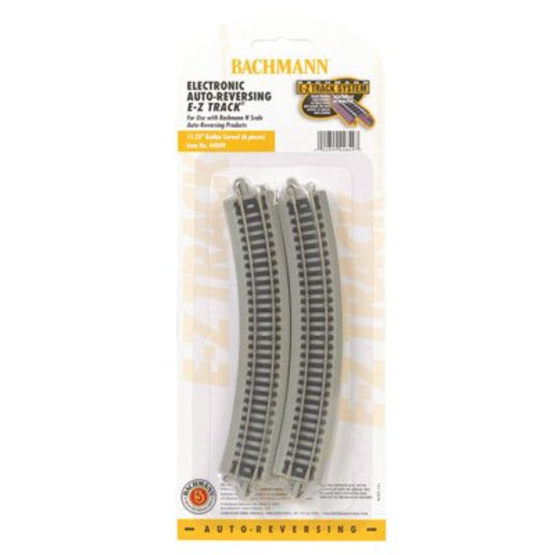Bachmann 44849 N, E-Z Track, 11.25″ Radius Curved Auto Reversing