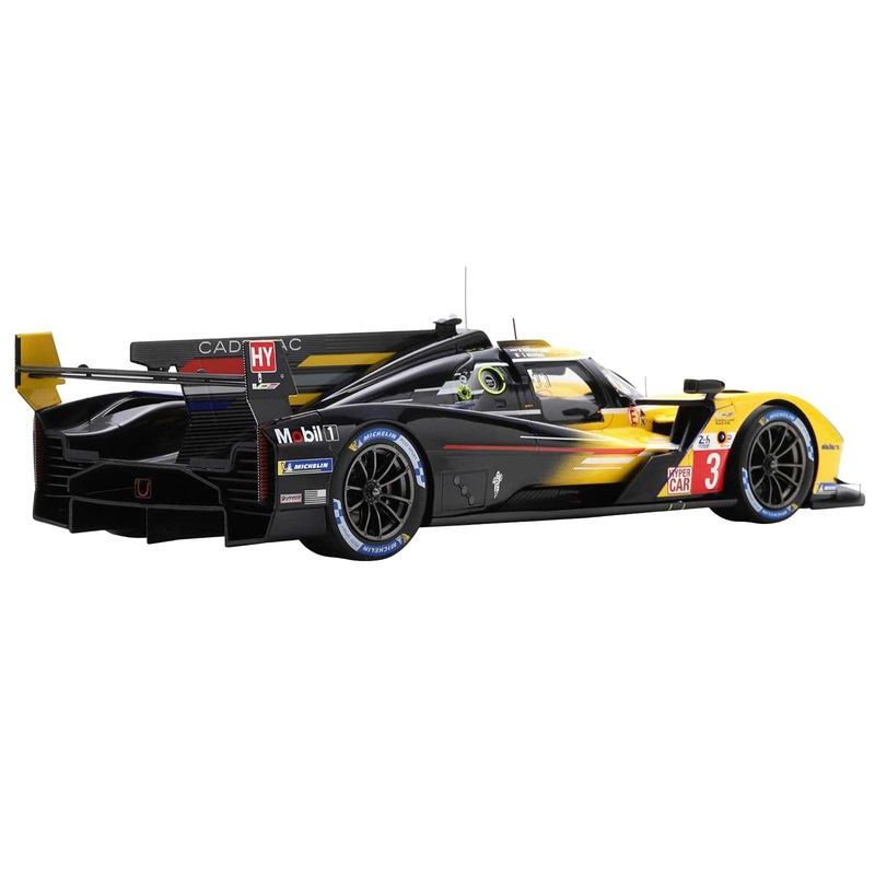 Cadillac V-Series.R #3 Sebastien Bourdais – Scott Dixon – Renger van der Zande “Cadillac Racing” “24 Hours of Le Mans” (2023) with Acrylic Display Case 1/18 Model Car by Spark