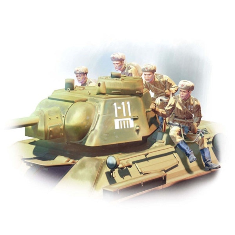 ICM – 1/35 T-34-76 With Tank Riders