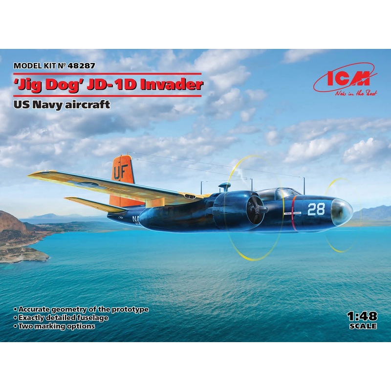 ICM – 1/48 ‘Jig Dog’ JD-1D Invader US Navy