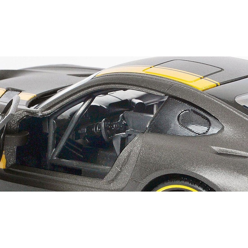 Mercedes AMG GT3 #1 Matt Gray with Yellow Stripes “GT Racing” 1/24 Diecast Model Car by Motormax