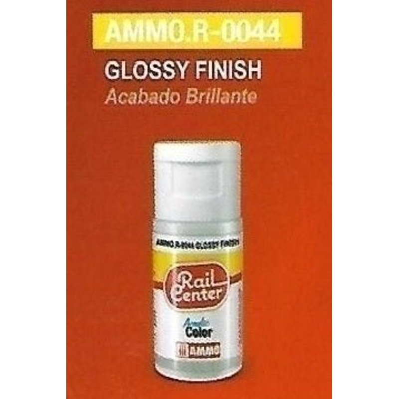 Rail Center Paint R-0044, Glossy Finish, 15ml bottle, Acrylic Paint