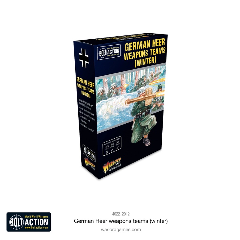 Warlord – Bolt Action: German Heer (Winter) Weapons Teams