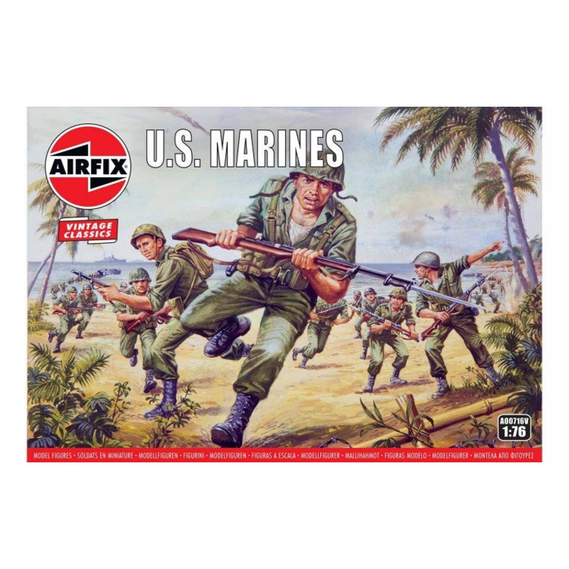 Airfix – 1/76 WWII US Marines (Vintage Classics)
