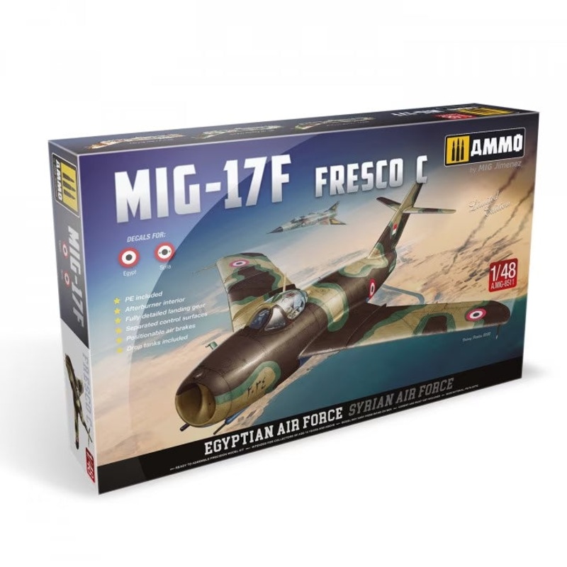 AMMO – 1/48 MIG-17F Egypt – Syria