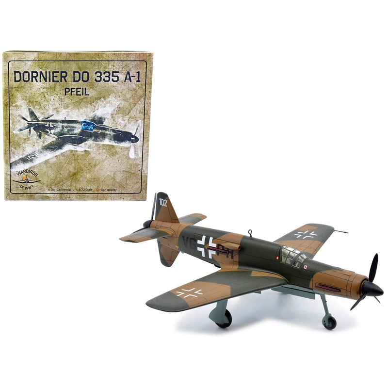 Dornier DO-35A-1 Pfeil Heavy Fighter Plane (Germany 1944) 1/72 Diecast Model by Warbirds of WWII