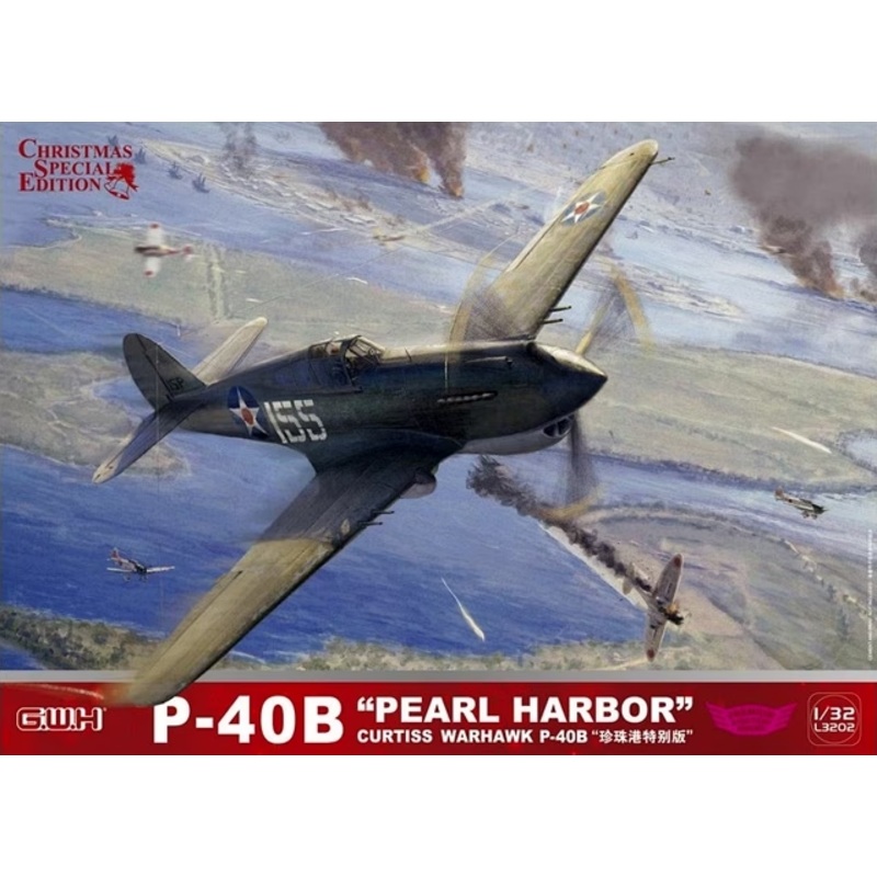 Great Wall Hobby – 1/32 Curtiss Warhawk P-40B USAAF “Pearl Harbor” 1941