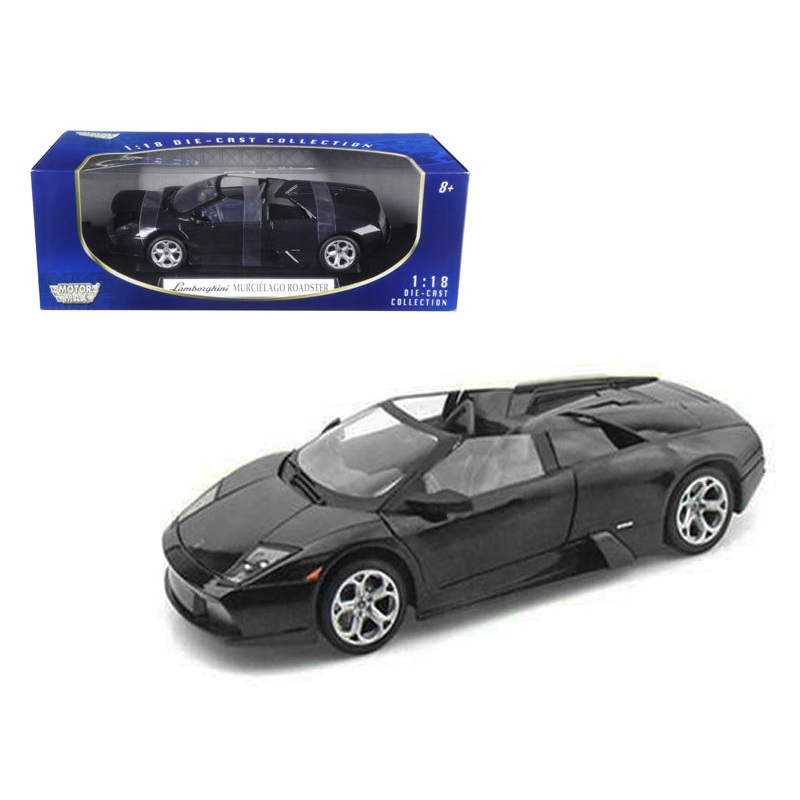 Lamborghini Murcielago Roadster Black 1/18 Diecast Model Car by Motormax