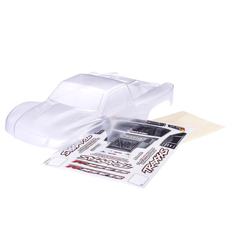 Traxxas – 6965 – Body Slash 4X4 (Clear) w/ Decals (SL)