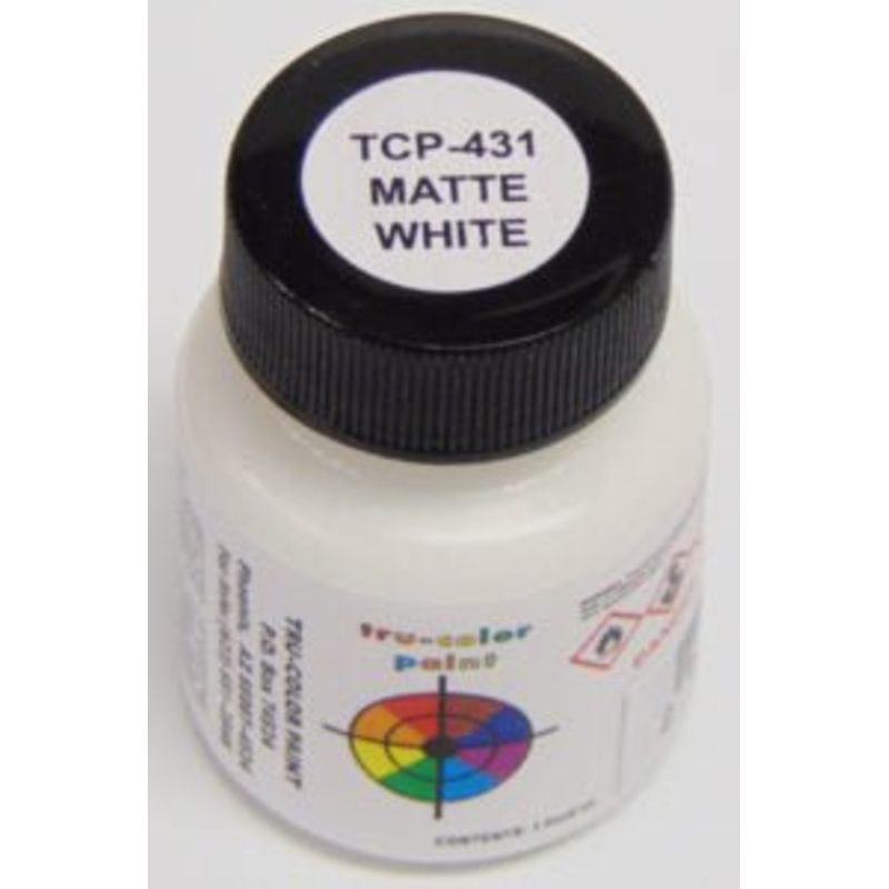 Tru Color TCP-431 Matte White, Paint 1 ounce