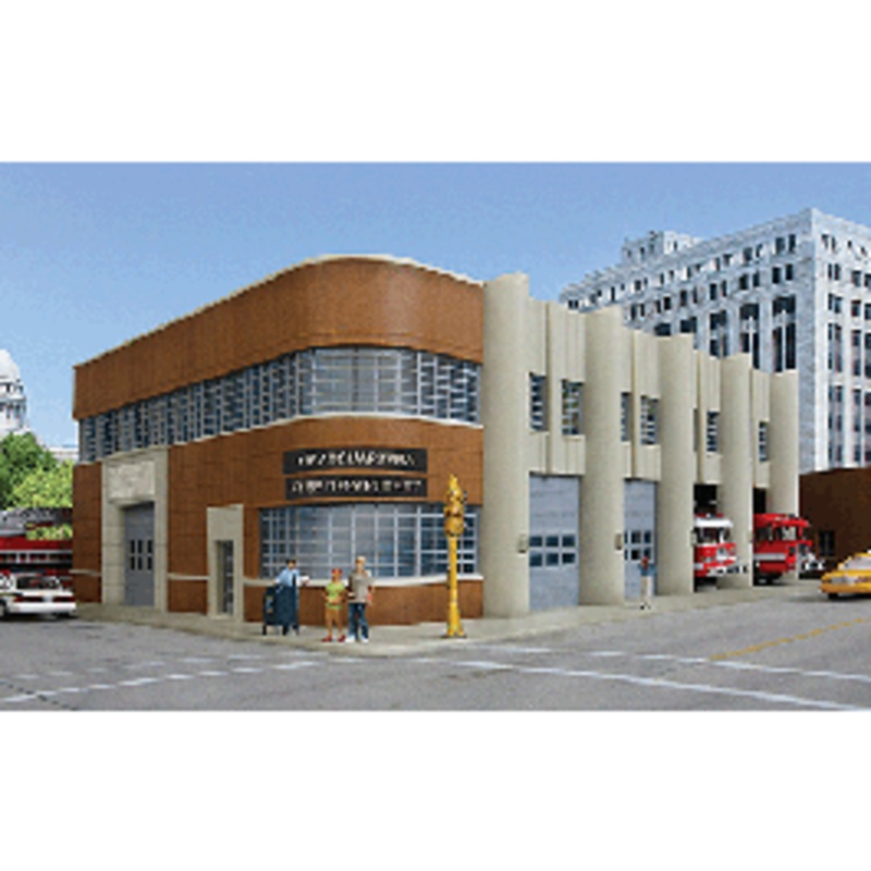Walthers 933-3765 Fire Department Headquarters — Kit