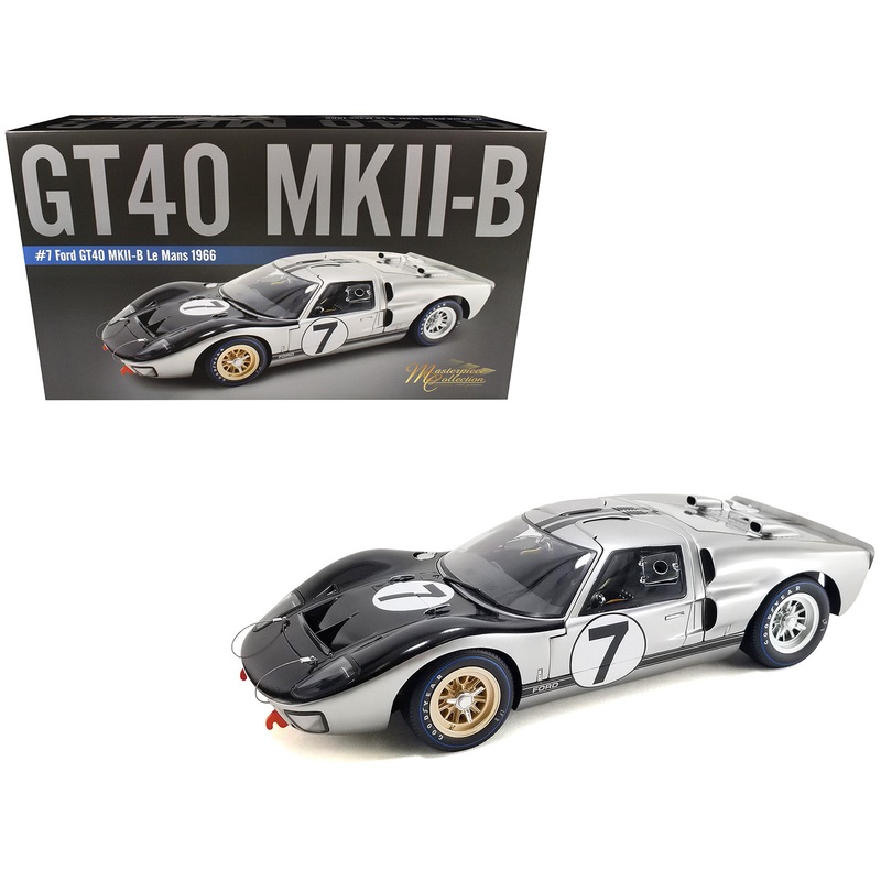 Ford GT40 MKII-B #7 Graham Hill – Brian Muir “Alan Mann Racing” “24 Hours of Le Mans” (1966) “Masterpiece Collection” 1/12 Diecast Model Car by ACME
