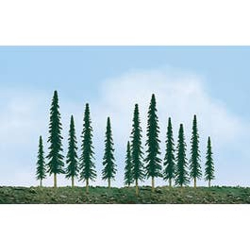 JTT 92011 HO Conifer Tree Bulk Pack 4″- 6″ (24pcs)