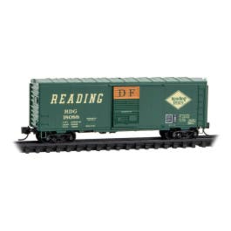 Micro Trains 07300350 N Scale – 40' Standard Boxcar Reading – Rd# 18088