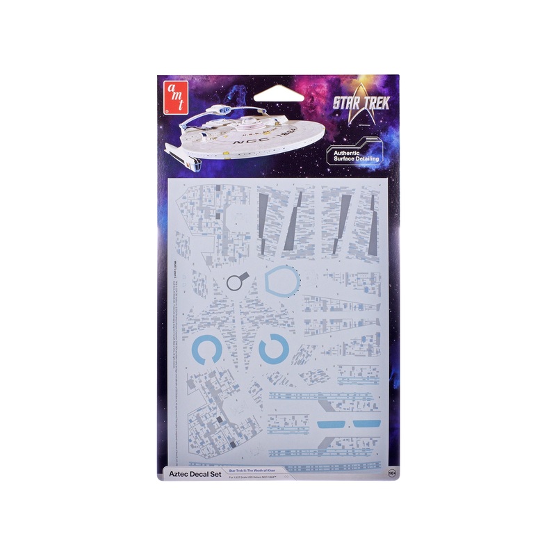 U.S.S. Reliant NCC-1864 Aztec Decal Set “Star Trek II: The Wrath of Khan” (1982) Movie 1/537 Scale Model by AMT