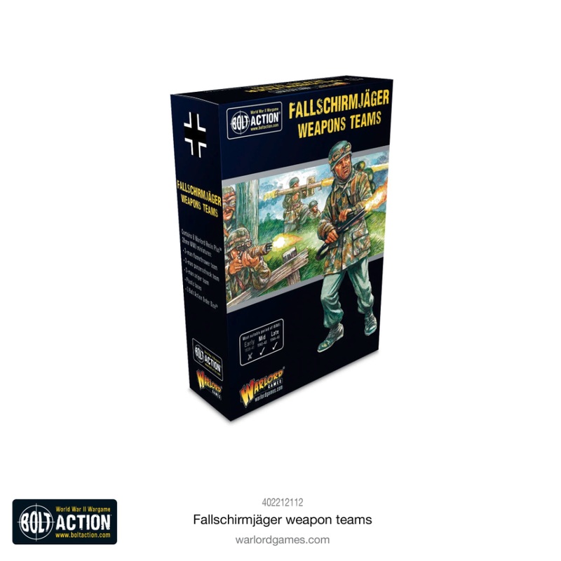 Warlord – Bolt Action: Fallschirmjager Weapons Teams
