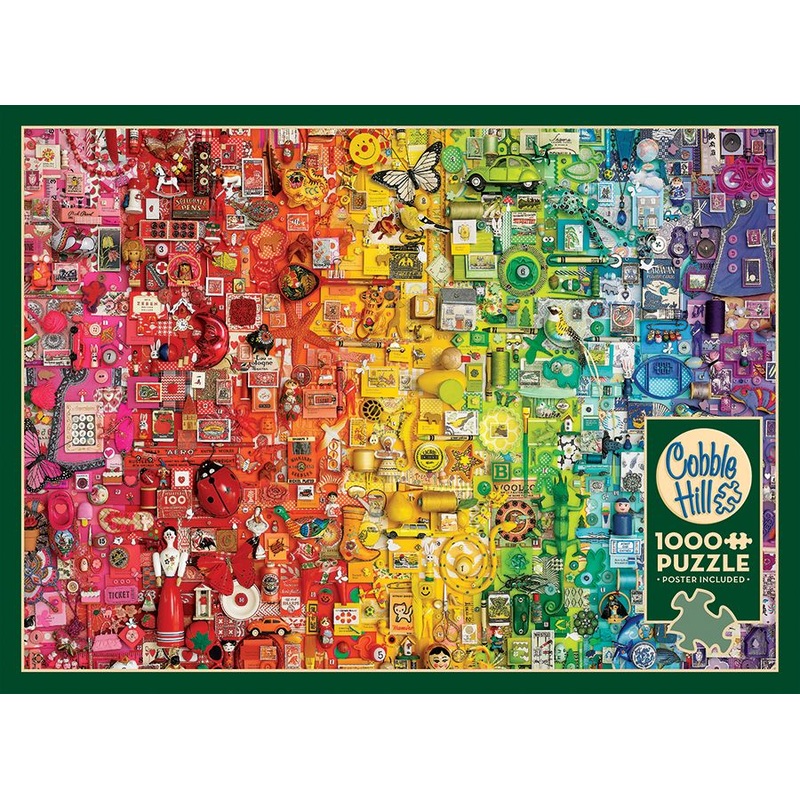 Cobble Hill – Colourful Rainbow (1000pcs)