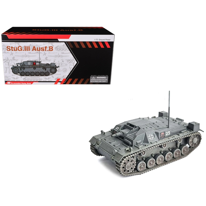 Germany StuG. III Ausf.B Tank “StuG.Abt. 192 Eastern Front” (1941) German Army “NEO Dragon Armor” Series 1/72 Plastic Model by Dragon Models