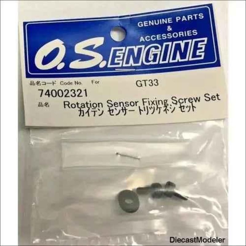 O.S Engine Rotation Sensor Fixing Screw set – GT33