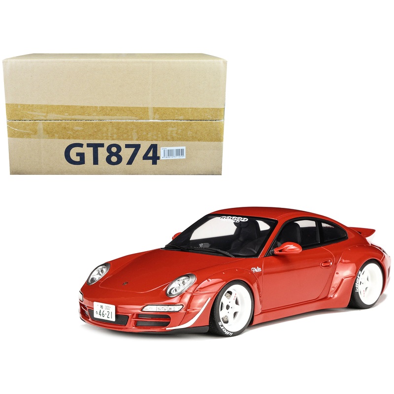 2021 Porsche 911 RWB “AKA Phila” Red 1/18 Model Car by GT Spirit