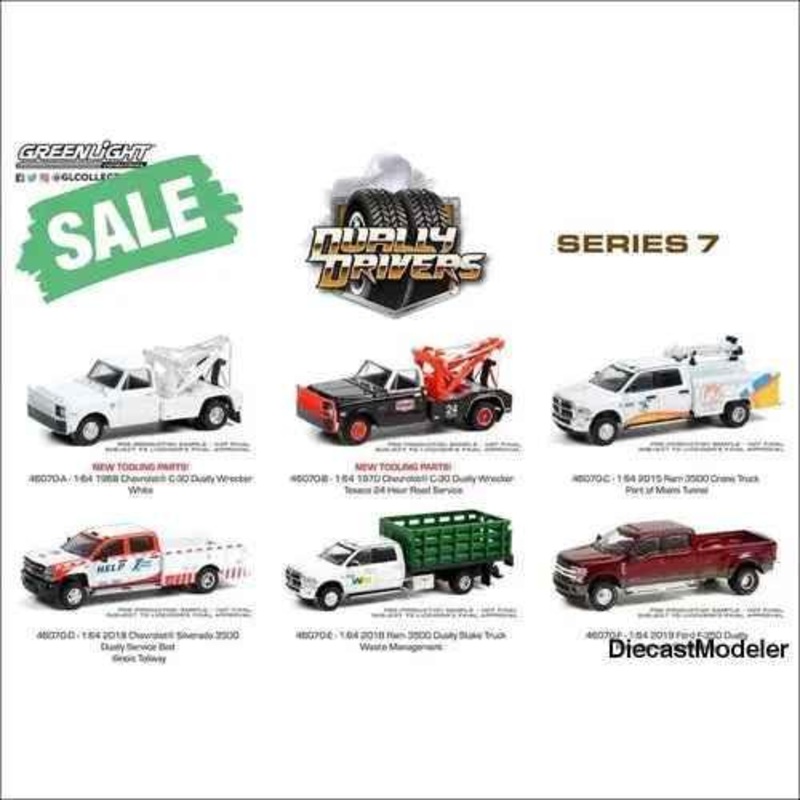 GL – Dually Drivers Series 7 – 6-Piece Diecast Set (CASE)
