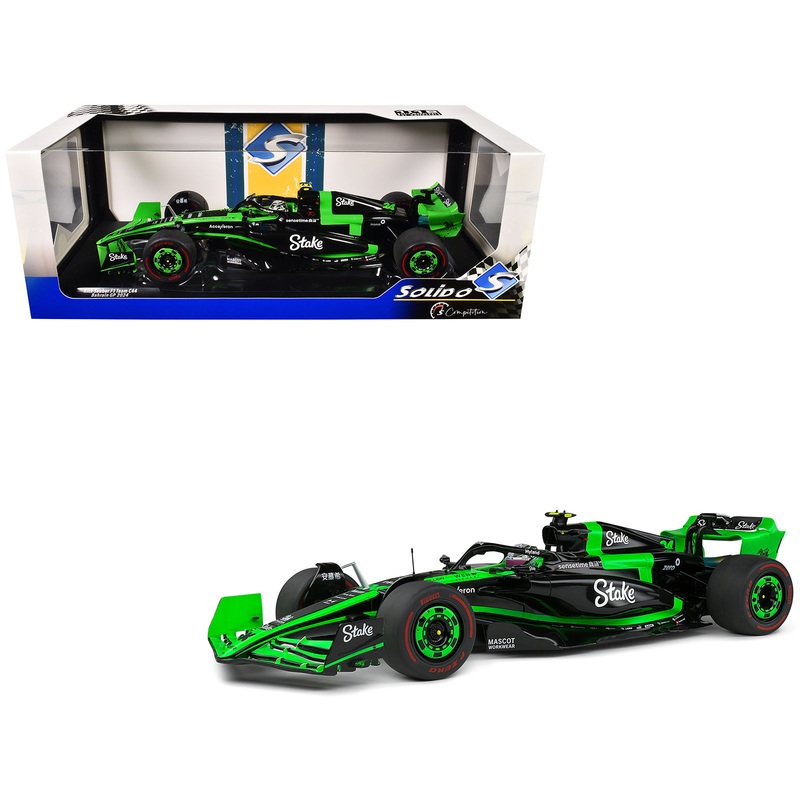 Kick Sauber C44 #24 Zhou Guanyu “Kick Sauber F1 Team” Formula One F1 “Bahrain GP” (2024) “Competition” Series 1/18 Diecast Model Car by Solido