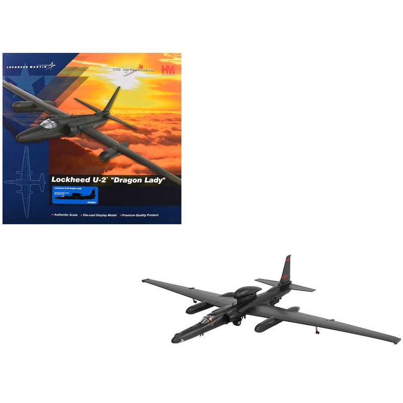 Lockheed U-2S Dragon Lady Aircraft “80-1083 99th ERS 9th RW RAF Fairford” (2021) United States Air Force “Air Power Series” 1/72 Diecast Model by Hobby Master