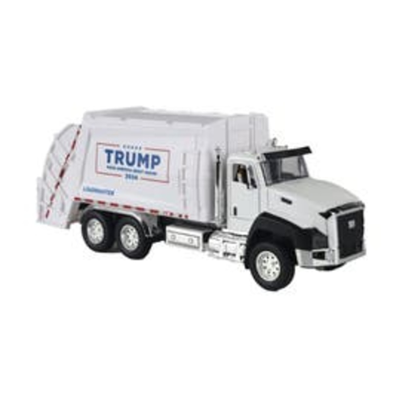 MTH 30-50119 O Gauge RailKing Garbage Truck- Donald J Trump