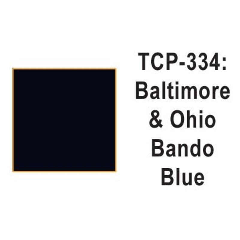 Tru Color TCP-334 Baltimore and Ohio, Bando Blue, Paint 1 ounce
