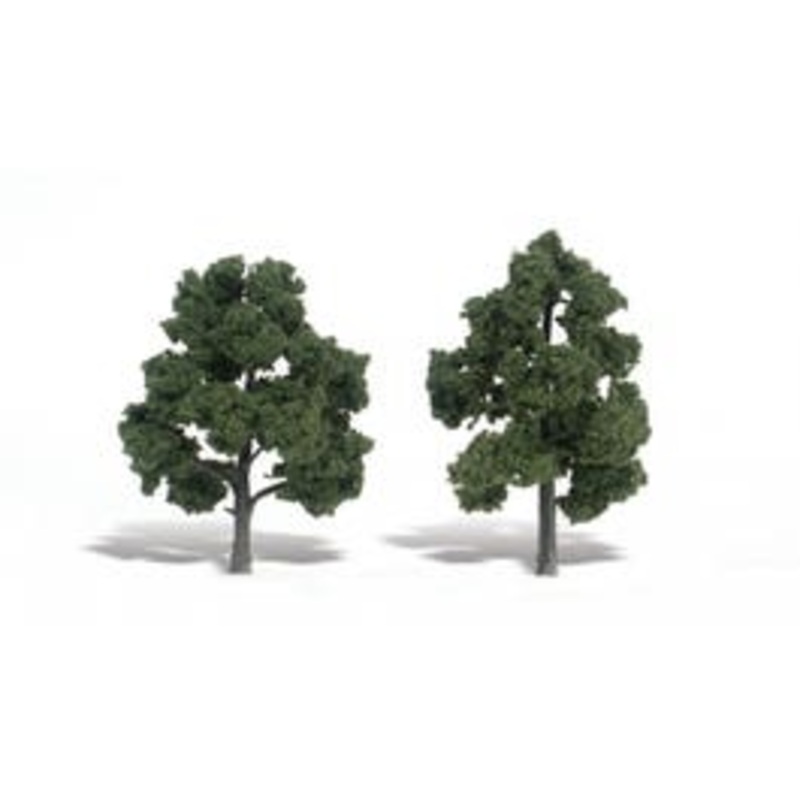Woodland Scenics 1513 2 Deciduous Trees (Medium Green)