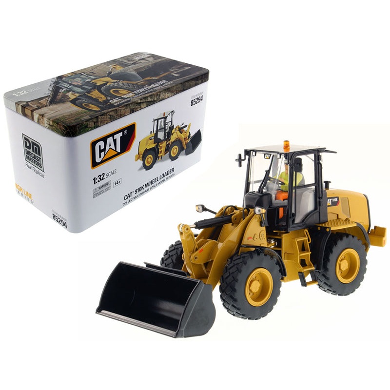 CAT Caterpillar 910K Wheel Loader with Operator “High Line Series” 1/32 Diecast Model by Diecast Masters
