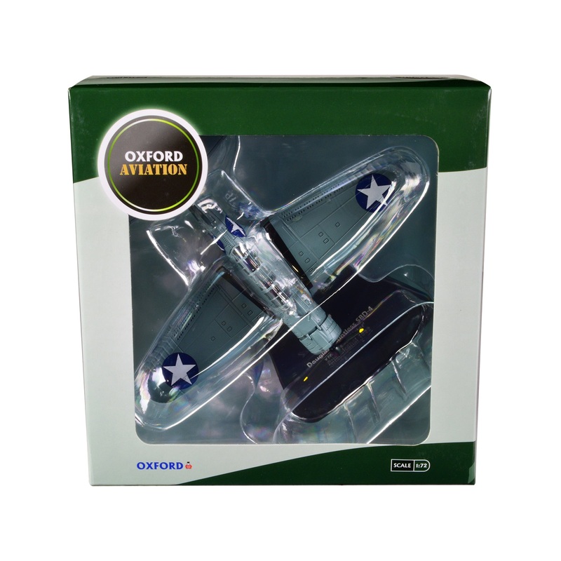 Douglas Dauntless SBD-4 VMSB-233 “Sister” Bomber Plane Guadalcanal Soloman Islands (1943) “Oxford Aviation” Series 1/72 Diecast Model Airplane by Oxford Diecast