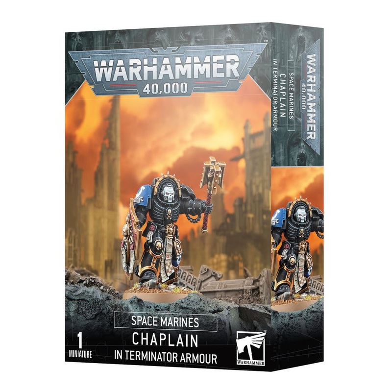 GW – Warhammer 40k Space Marines: Chaplain In Terminator Armour  (48-91)
