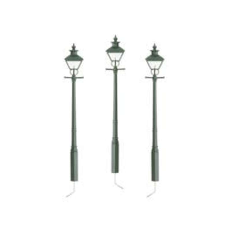 Lionel 2429180  O Decorative Street Lamp 3-Pack – Green