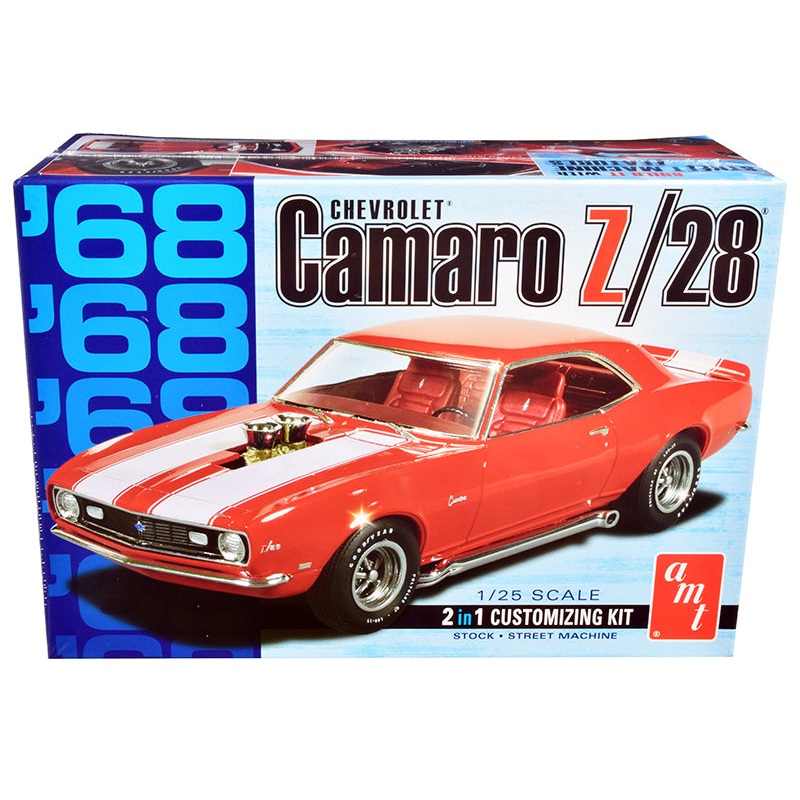 Skill 2 Model Kit 1968 Chevrolet Camaro Z/28 2-in-1 Kit 1/25 Scale Model by AMT