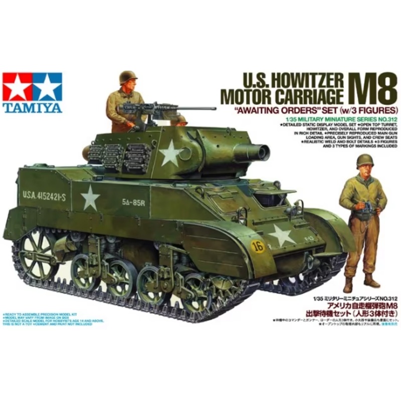Tamiya – 1/35 US Howitzer Motor Carriage M8